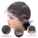 Dasollak 13x6 Straight Lace Front Human Hair Wig | Brazilian HD Transparent Lace Frontal Wig for Black Women | Pre Plucked Natural Color 28 Inch - Buy Online on GoSupps.com