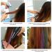 Hair Chalk Comb Set of 6 PCS Temporary Hair Color Dye for Girls and Boys Dress Up Party Cosplay Festivals Salon Art DIY Hair Style Highlighting Easy Dye and Wash Out - Buy Online on GoSupps.com