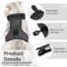 HEYWEAN Cat Harness and Leash Set - Escape Proof Kitten Harness for Outdoor Walking - Adjustable and Reflective - Dark Grey - Sizes S, M, L - Buy Online on GoSupps.com