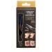 Hollywood Browzer - Derma Browzer - Brow Shaper Hair Removal and Dermaplaning Tool and Exfoliates Skin - Black
