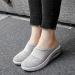 Women's Orthopedic Diabetic Walking Shoes - Air Cushion Slip On, Mesh, Grey - Size 5 - Buy Online on GoSupps.com