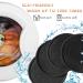40 Reusable Makeup Remover Pads | Washable Bamboo Cotton Rounds for All Skin Types | Includes Bamboo Holder and Laundry Bag | Black - Buy Online on GoSupps.com
