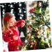 Anneome 12pcs Christmas Decoration Ball Ornament Candy Container Clear Christmas Ball Tree Shape Box - Buy Online on GoSupps.com
