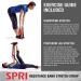 SPRI Stretch Strap with Loop Handles - Red Elastic Resistance Band for Full Body Stretching & Workout Assistance - Buy Online on GoSupps.com