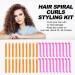 40pcs Spiral Hair Curlers for Long Hair | No Heat Curlers 22inch | Magic Curls Rollers with Styling Hooks | Heatless Styling Kit - Buy Online on GoSupps.com
