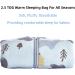 Chilsuessy Winter Baby Sleeping Bag with Feet 2.5 TOG - Blue Polar Bear - 100% Cotton - 90cm/3-4 Years - Buy Online on GoSupps.com