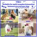 Yikko Interactive Snuffle Ball for Dogs Encourage Natural Foraging Skills Upgraded Rubber to Resist Tearing Slower Food Training with Triangular Hole Hidden Food Portable Toy (Rose Pink Purple) - Buy Online on GoSupps.com