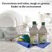 Eco Washing up Liquid Bundle: 2x Ecover Lemon & Aloe Vera 450ml + 2x Sponge Scourer + 2x All Purpose Cloths + 1x JenBurr Leaflet - Buy Online on GoSupps.com