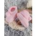 Royal Icon Newborn Baby Booties - Soft Pom Pom Bootees for 0-3 Months - Pink White - RI408 - Buy Online on GoSupps.com