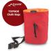 TOPSIDE Chalk Bag for Climbing & Bouldering - Red | Durable Lightweight Perfect for Outdoor Adventures - Buy Online on GoSupps.com