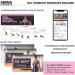 Arena Strength Long Fabric Resistance Bands Set - Full Body & Pull Up Assistance Bands | Cloth Exercise Loop Bands with Workout Guide - Buy Online on GoSupps.com