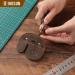 Ringsun Handmade Leather Archery Finger Tab for Recurve Bow Shooting Practice - Right Hand - Buy Online on GoSupps.com