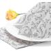 Papstar 50 Napkins ROYAL Collection - 1/4 Fold Grey Damascato 40x40 cm - Premium Quality for Elegant Events - Buy Online on GoSupps.com