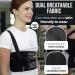 Breathable Adjustable Chest & Rib Brace for Pain Relief | Support for Bruised & Broken Ribs | Unisex Fits Up to 38 Inches - Buy Online on GoSupps.com