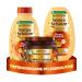 Garnier True treasures with acacia honey manuka and lavender honey treasures shampoo (250 ml) rinse (200 ml) 1-minute hair treatment (340 ml) 3 parts