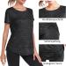 Shop Deaviya Women's Sport T-Shirt | Yoga & Fitness Tops | Casual Round Neckline | Loose Fit Side Split Black M - Buy Online on GoSupps.com
