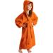 Stylish Arus Children's Hooded Bathrobe - 100% Cotton Terry Eco-Tex Certified Long Length Boys & Girls Orange (116) - Perfect for Comfort & Fun! - Buy Online on GoSupps.com