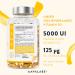 Buy High Dose Vitamin D3 5000 IU - 365 Capsules with Cold-Pressed Olive Oil | Non-GMO Gluten-Free Lactose-Free for Optimal Absorption - Buy Online on GoSupps.com