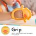 Nuby Silicone Teething Mitten - BPA-Free Lion Teether Ring for 3-6+ Months - Buy Online on GoSupps.com