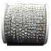 10 Yard 3.5mm Crystal Rhinestone Close Chain Clear Trim Sewing Craft Silver Color