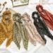 5 Pack Floral Hair Scarves & Ties Chiffon Flower Scrunchies & 2-in-1 Hair Accessories for Women & Girls - Buy Online on GoSupps.com