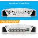 Pyle PLMRA430BT 2.1 Bluetooth Marine Amplifier Receiver - 1000 Watt Power, Waterproof, 4 Channel Wireless Bridgeable Audio Amp - Buy Online on GoSupps.com