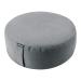 REEHUT Zafu Yoga Meditation Cushion, Round Meditation Pillow Filled with Buckwheat, Zippered Organic Cotton Cover, Machine Washable - 4 Colors and 3 Sizes Grey 16"*16"*4.5"