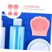 minkissy 32 Pcs Rabbit Ears Facial Brush Silicone Exfoliating Brush Hair Scalp Massager Facial Cleansing Pads Hand Held Massager Face Scrub Cleansing Brush Household Miss Silica Gel Pink Light Pinkx8pcs 7.5x7.5cmx8pcs - Buy Online on GoSupps.com