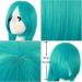 MapofBeauty 40 Teal Anime Costume Long Straight Cosplay Wig - Perfect Party Accessory - Buy Online on GoSupps.com