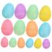 WHAMVOX 20pcs Open Shell Eggs Ornament Boxes Basket Decor Easter Party Favors Supplies Toy Egg Shape 1