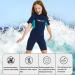 DIVE & SAIL Kids 2mm Neoprene Shorty Wetsuit - Blue | Thermal Swimsuit for Snorkel Diving | Youth Boys & Girls Wet Suit - L Size (3-4 Years) - Buy Online on GoSupps.com