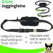 Elastic Reflective Jogging Leash - 120 cm with Adjustable Hip Strap & Bag for Hands-Free Walking Hiking & Running - Up to 200 cm Stretch - Buy Online on GoSupps.com
