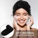 Whaline Spa Facial Headband Make Up Wrap Head Terry Cloth Headband Adjustable Towel for Face Washing Shower Facial Mask 2 Pieces (Gray Black) - Buy Online on GoSupps.com