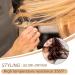 Bestool Round Brush for Blow-Dry | Wild Boar Bristles & Nylon Pins | Professional Round Styling Brush for Smoothing & Curling - 22mm - Buy Online on GoSupps.com