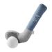 Mud Pie Children's Goft Knit Rattle Blue Iron Club