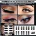 4 Pairs Self-Adhesive Glitter False Eyelashes with Eyeliner Stickers Reusable & Waterproof Black Eye Makeup Set - Buy Online on GoSupps.com