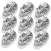 ABOOFAN 20pcs Rivets Crafting Studs Crafting Skull Studs Punk Studs Craft Belt Accessories Shoe Bag Silver 2X1.5cm