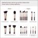 Jessup 20pcs Zinfandel T281 Makeup Brush Set - Professional Soft Natural Bristle for Foundation, Eyeshadow, Blush, and Concealer - Buy Online on GoSupps.com