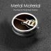 Black Guitar Portable Metal Pill Box - Mini 3-Compartment Organizer for Small Pills | Ideal for Travel & Easy Storage - Buy Online on GoSupps.com