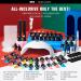 MEFA 60 Pcs Gel Nail Polish Kit - 42 Colors All Seasons Collection with UV Light Matte/Glossy Top Coats & Cuticle Remover | DIY Nail Art for Women - Buy Online on GoSupps.com