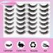 Losha Lashes 14 Pairs Fluffy Cat Eye 3D False Eyelashes | Soft & Comfortable Fake Lashes for Stunning Eyes - Buy Online on GoSupps.com