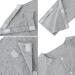 YOSINISO Bedridden Patient Shirt for Men with Pocket - Comfortable Hospital Gown for Elderly Home Care - Post Shoulder Surgery Clothing (M Grey) - Buy Online on GoSupps.com