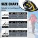 LECEVOCY 19 Spikes Stainless Steel Crampons for Shoes & Boots | Snow Cleats for Hiking on Ice and Snow | Mountain Medium Black - Buy Online on GoSupps.com