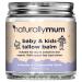 NaturallyMum Baby & Kids Tallow Balm | All-Natural Organic Grass Fed Beef Tallow | Moisturizing Cream | For Dry & Sensitive Skin | All in One Skincare Solution | 4.2 fl oz