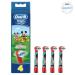 Oral-B Kids Brush Heads - 4 Assorted Designs for Fun & Effective Cleaning | International Shipping - Buy Online on GoSupps.com