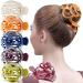 RC Roche 6 piece octopus bun hair clip Hair clip firm hold hair claws slipproof for women thick hair round large classic multifolitis 1 piece (6 -pack) classic multifoles