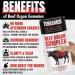 Beef Organ Supplement for Women | Grass Fed Beef Organs Liver Supplement | 9 Nutrient Rich Bovine Organs | Raised on New Zealand & Australian Pastures | No Fillers | Great Taste | 60 Gummies - Buy Online on GoSupps.com
