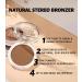 Erinde Bronzer Pressed Powder - Matte Contour Makeup | Lightweight Longwear Face Powder for Sun-Kissed Finish | International Shipping Available - Buy Online on GoSupps.com