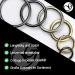 5 Set Steel O-Rings for DIY Dog Leash & Neck Band - Non-Rusting Welded Black Matt 32mm Inner Diameter - Ideal with Paracord 550 - Buy Online on GoSupps.com