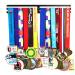 Medal Hanger Awards Holder Display Rack for Sports Medals Use for All Sports Black Steel Medal Hanger Holder,Race Medal Display Holder,Running medal hangers,hanger formedals,BLACK KINGS